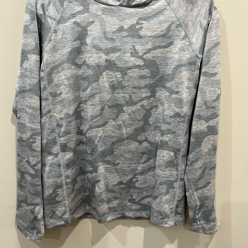 Vineyard Vines Gray Camo Hoodie